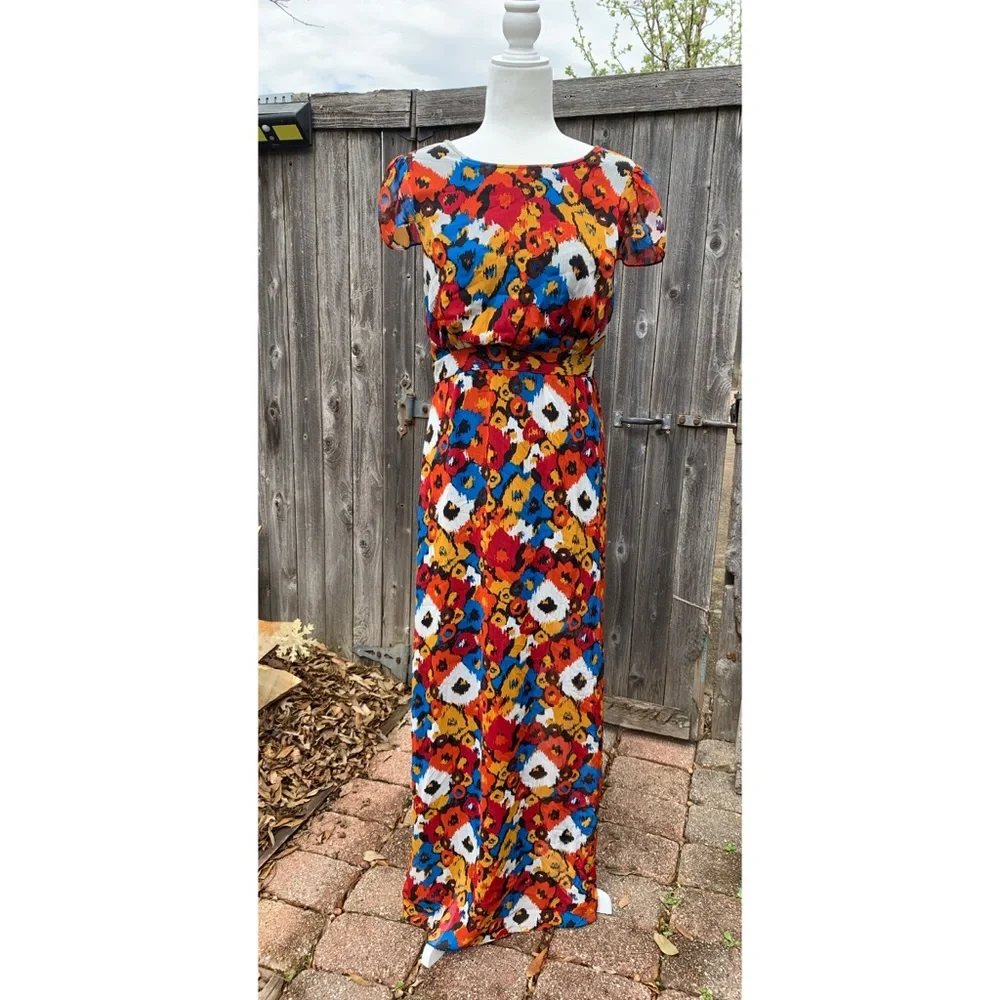 Urban Outfitters KNT Long Floral Dress